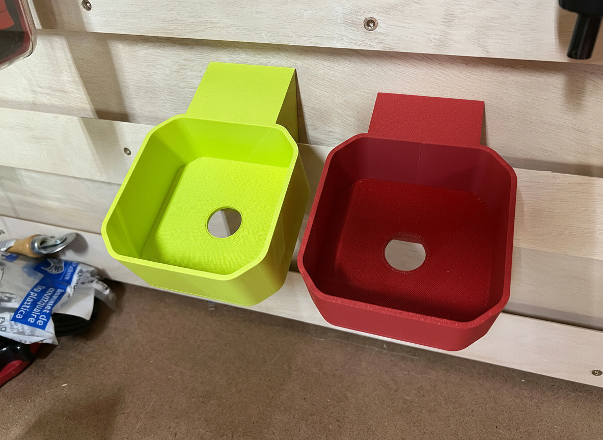 French Cleat Insert Bin Holder