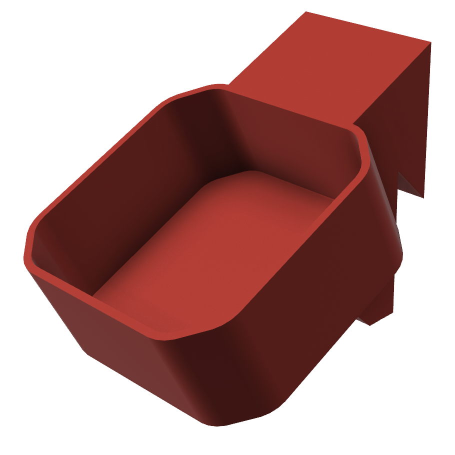 French Cleat Insert Bin Holder